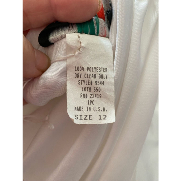 Women's vintage David Rose Black and White Dress Size 12 - Picture 3 of 11